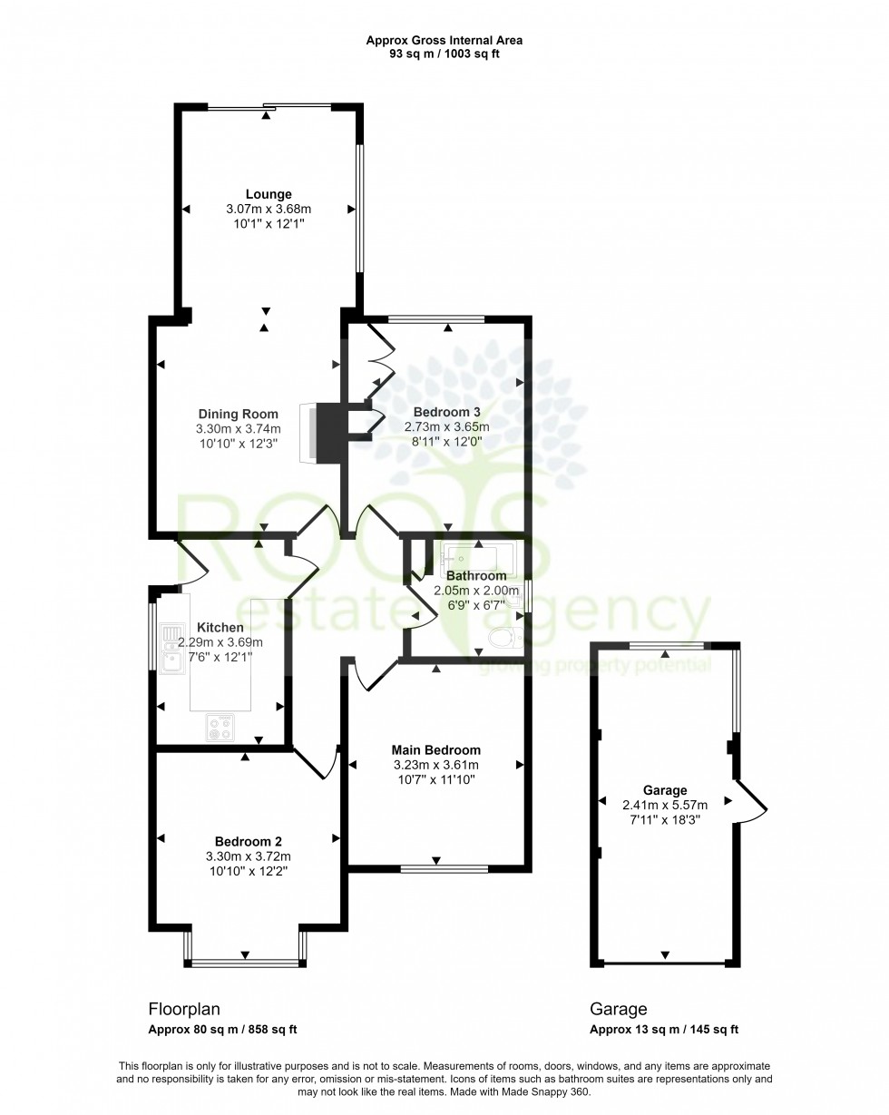 Floorplan for Thatcham, West Berkshire