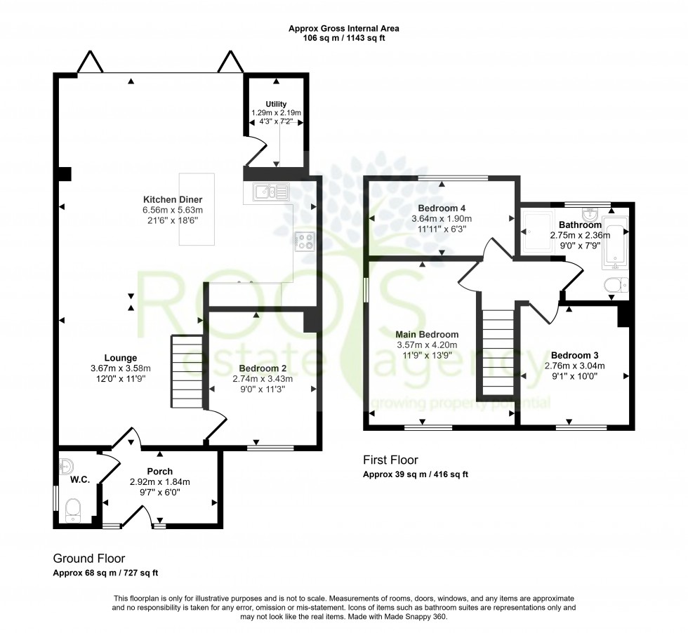 Floorplan for Thatcham, Berkshire