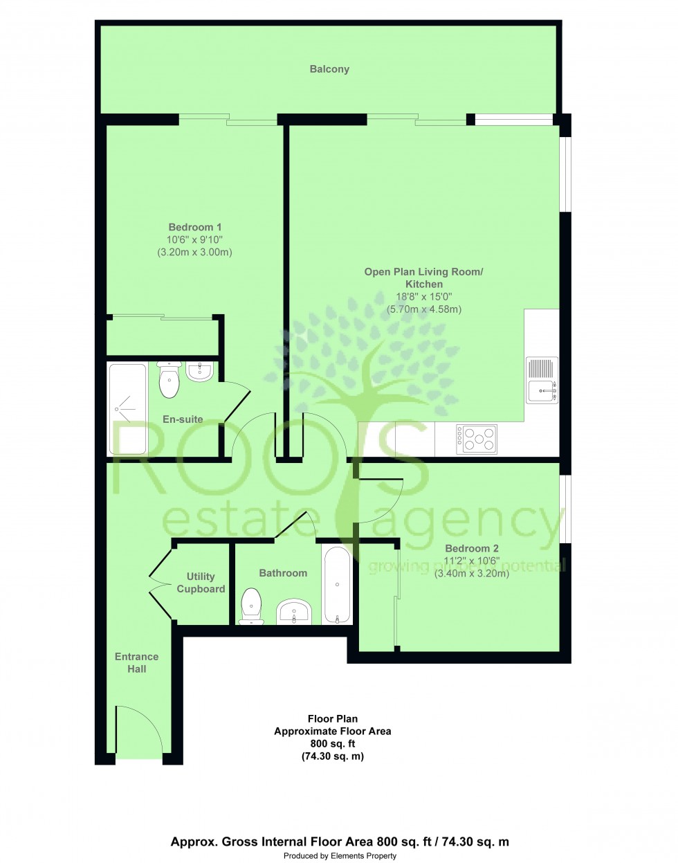 Floorplan for Kingman Way, Newbury