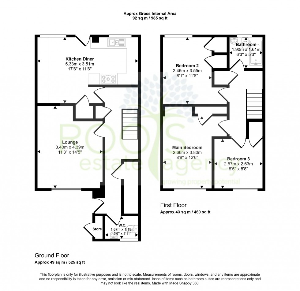 Floorplan for Newbury, Berkshire