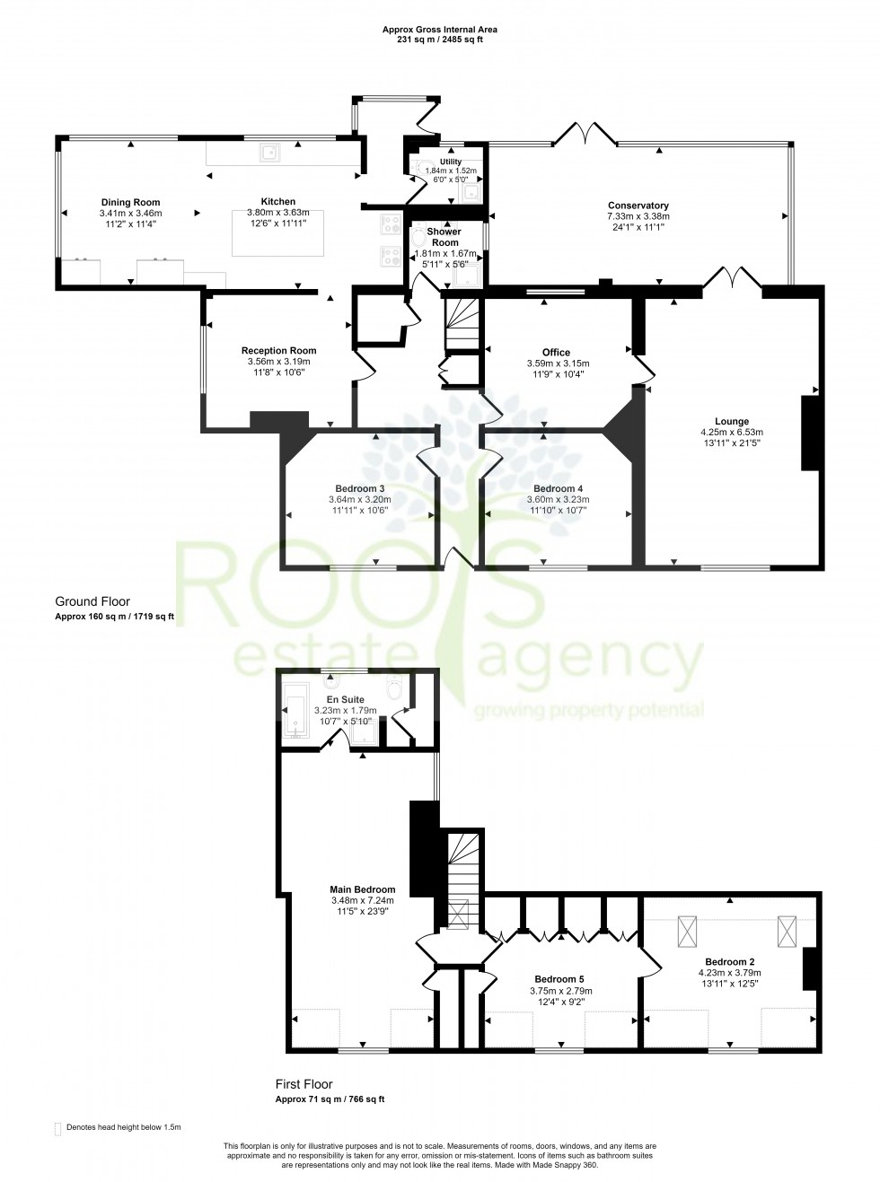 Floorplan for Highclere, Newbury, Berkshire