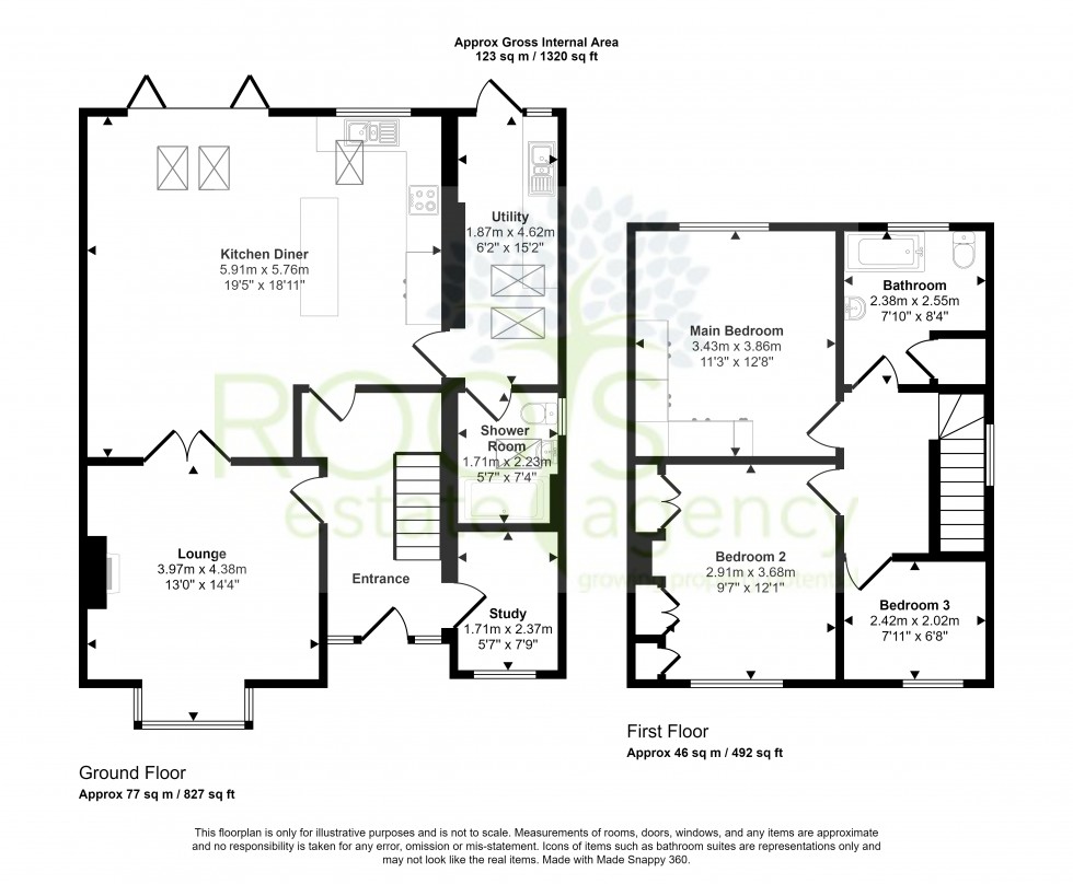 Floorplan for Thatcham, Berkshire