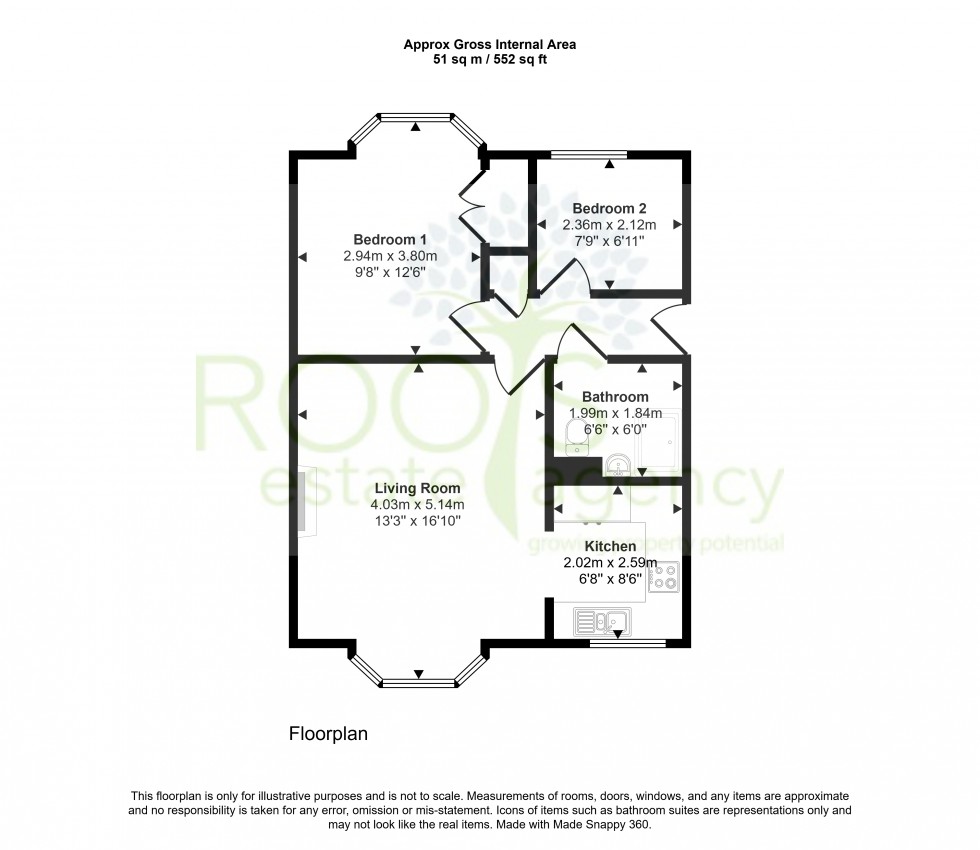 Floorplan for Thatcham, Berkshire