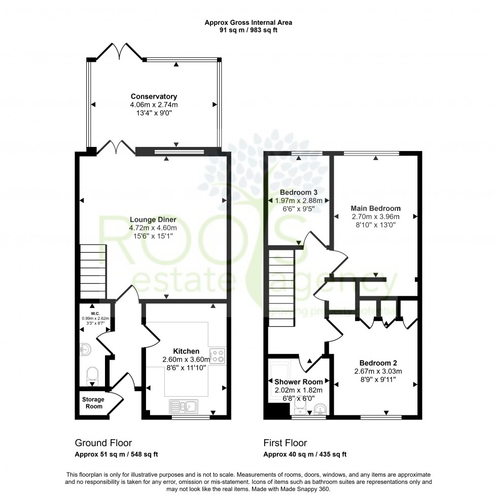 Floorplan for Thatcham, Berkshire