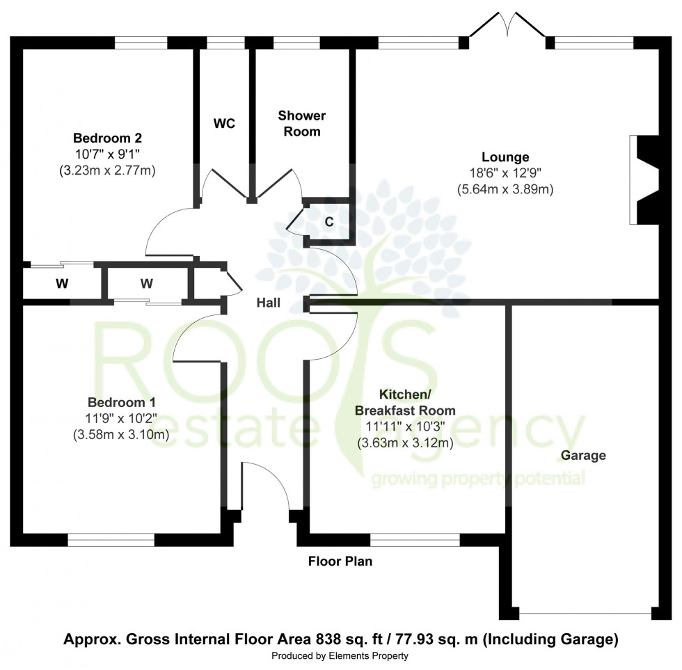 Floorplan for Bexhill, West Sussex