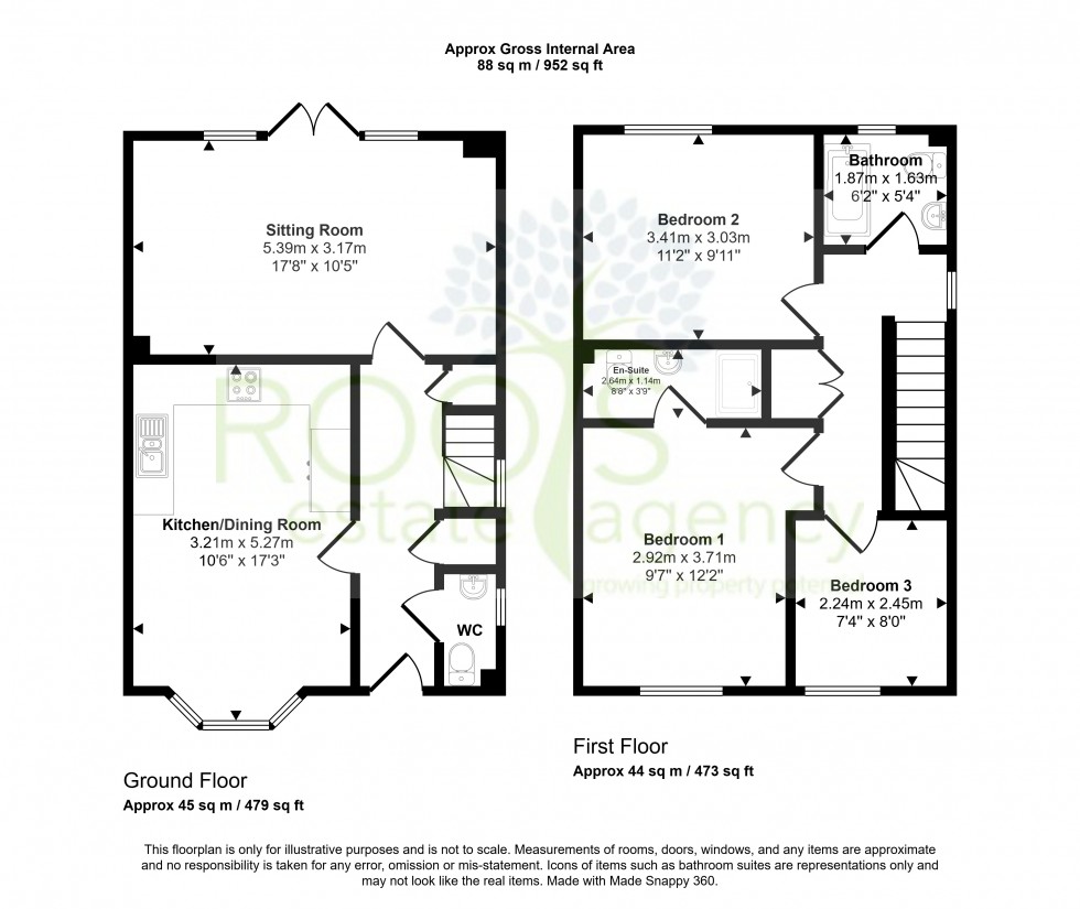 Floorplan for Down End, Chieveley, Newbury