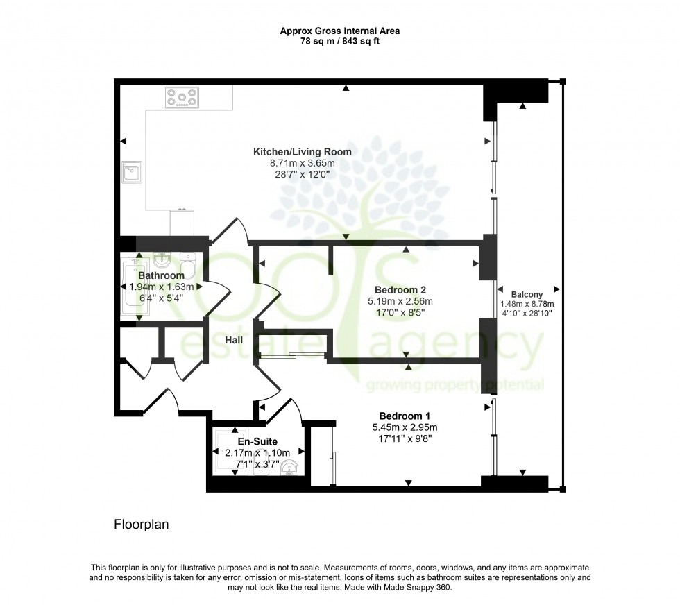 Floorplan for Newbury, Berkshire