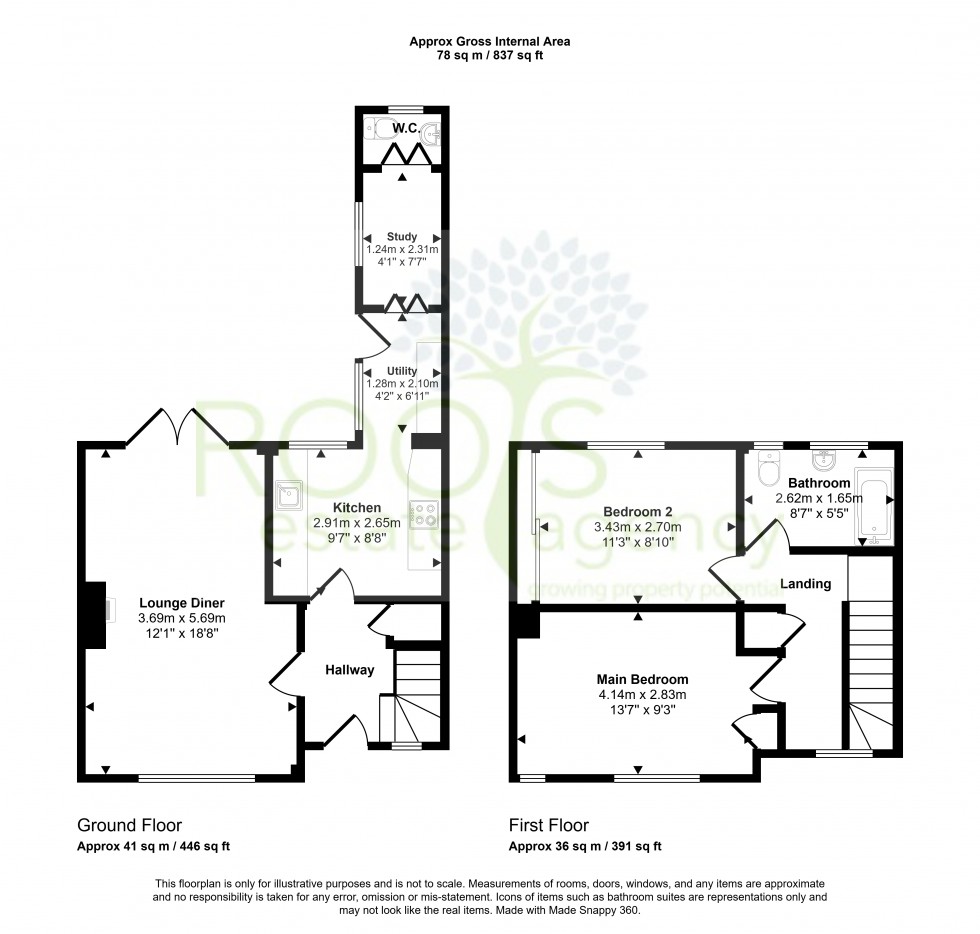 Floorplan for Donnington, Newbury