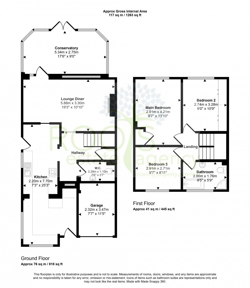 Floorplan for Thatcham, Berkshire