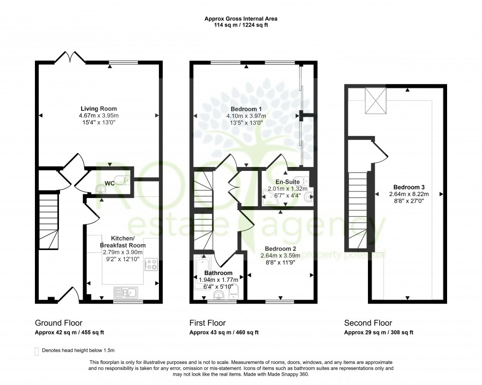 Floorplan for Cock Lane, Bradfield Southend, Reading