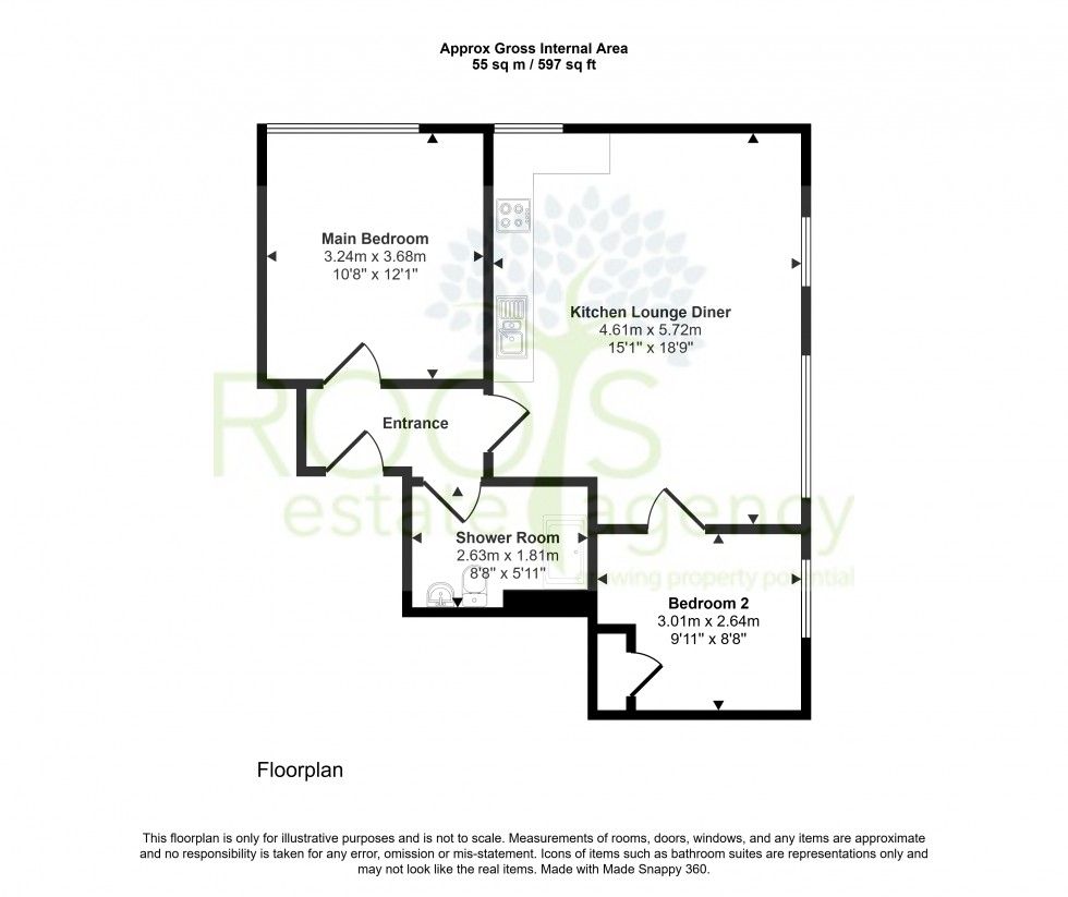 Floorplan for Thatcham, Berkshire