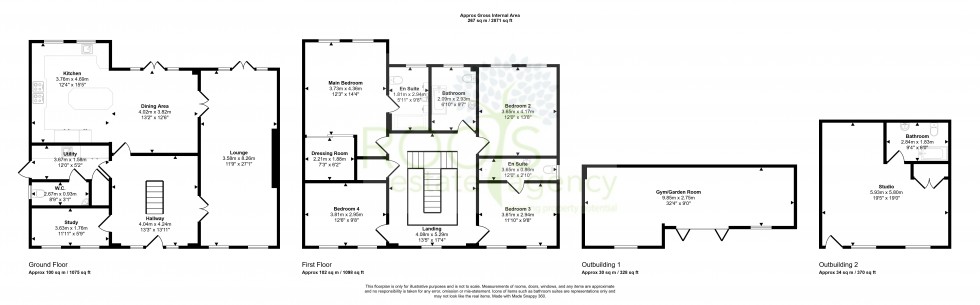 Floorplan for Pamber Heath, Tadley, Hampshire