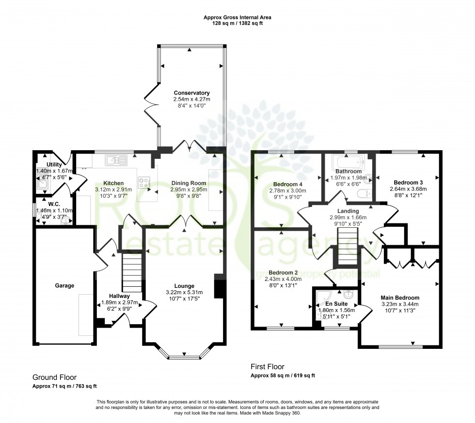 Floorplan for Hermitage, Thatcham