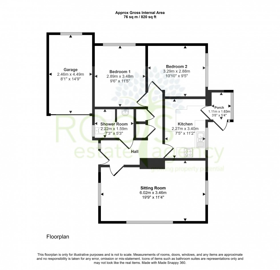 Floorplan for Thatcham, Berkshire