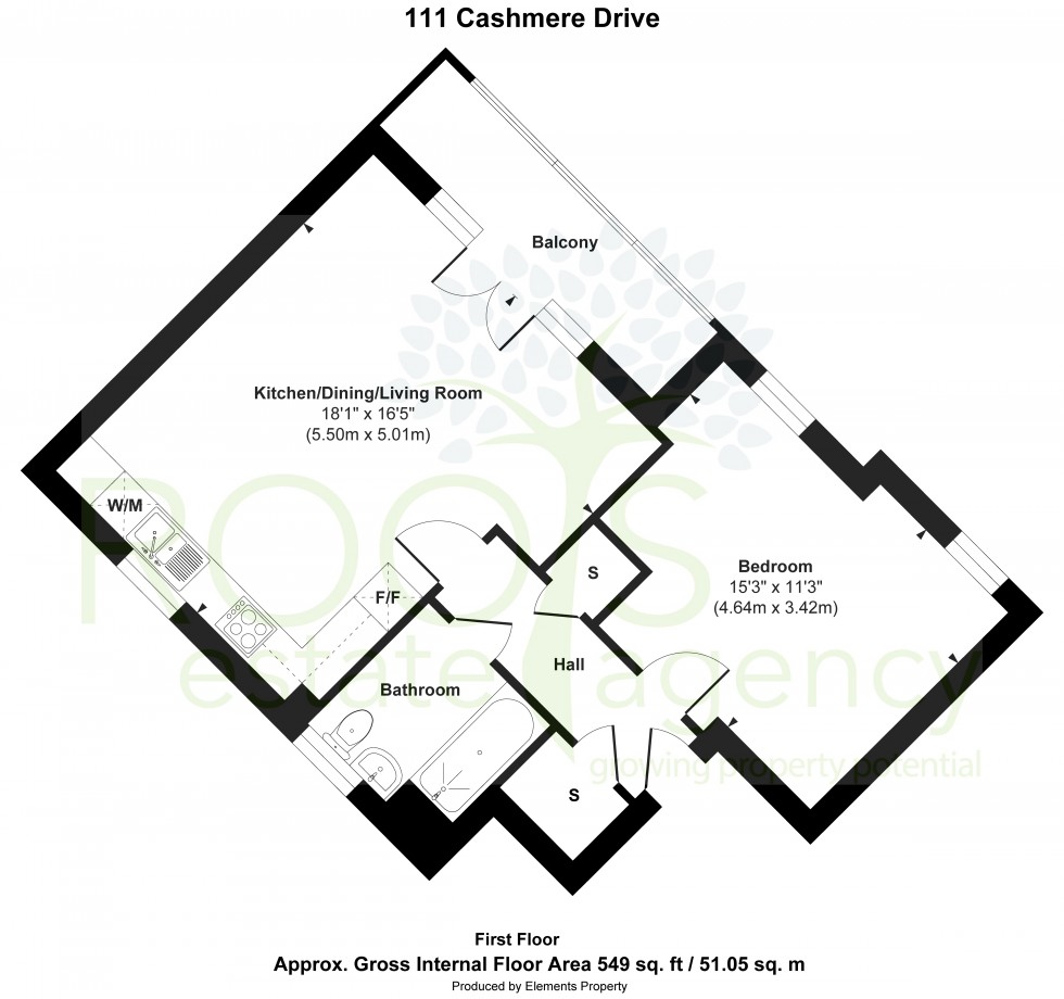 Floorplan for Andover, Hampshire